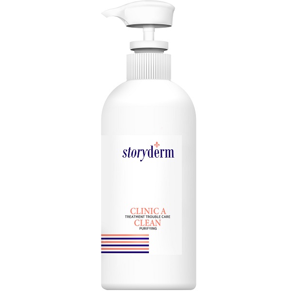 شوینده و پاک کننده ضد جوش کلینیک آ استوری درم Storyderm Clinic-A | مناسب پوست چرب مستعد آکنه، پاکسازی منافذ و تنظیم سبوم | 500 میل