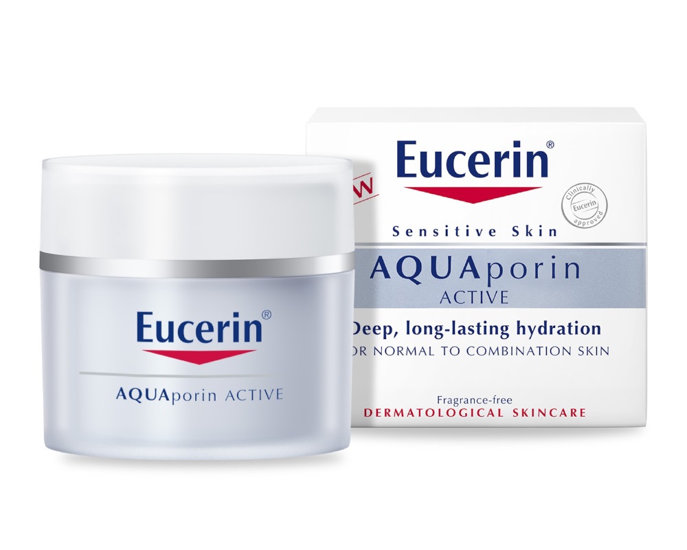قیمت و خرید کرم آبرسان اوسرین برای پوست چرب کرم مرطوب کننده Eucerin مدل آکواپورین AQUAporin برای پوست نرمال تا مختلط
