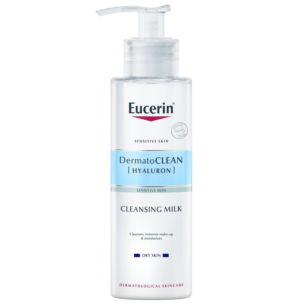 قیمت و خرید شیرپاکن هیالورون DermatoCLEAN اوسرین - شیرپاک‌کن پوست خشک و حساس اوسرین Eucerin HYALURON