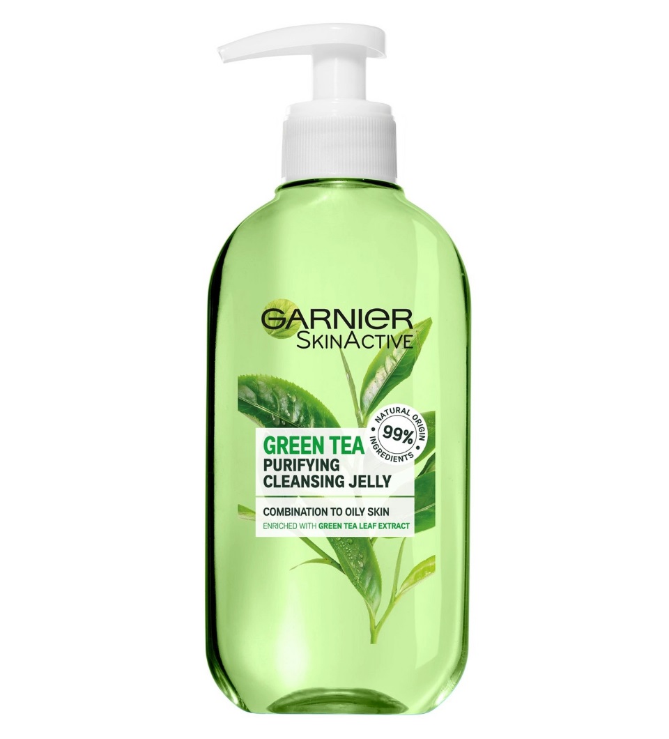 قیمت و خرید ژل شستشوی صورت چای سبز گارنیر برای پوست مختلط و چرب Garnier Skinactive Green Tea