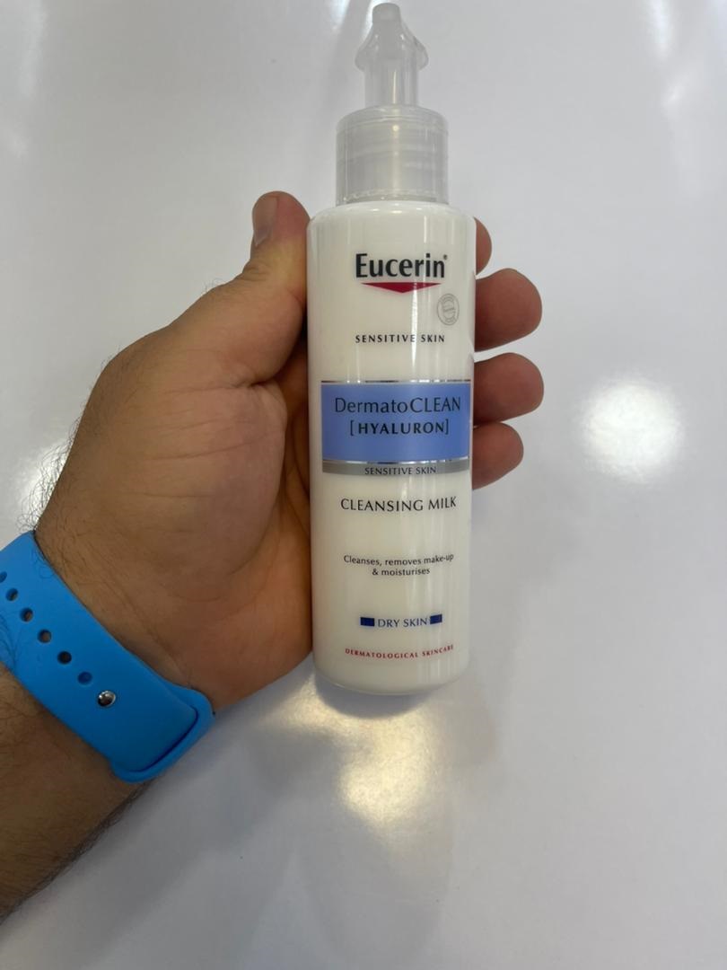 شیرپاکن آرایش اوسرین Eucerin مدل Hyaluron حجم 200 میل | آبرسان و مخصوص پوست های خشک و حساس