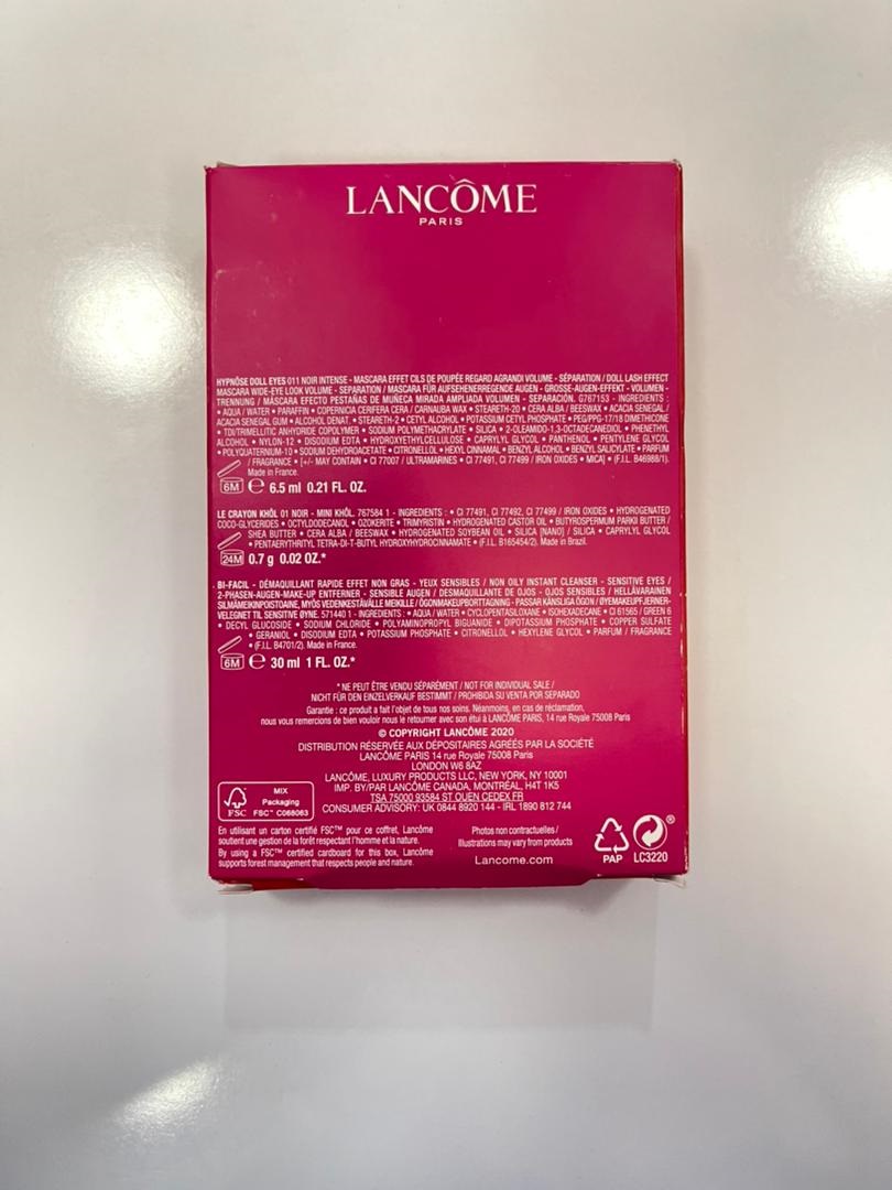 پک آرایش چشم لانکوم Lancome | ریمل هایپنوس دراما، آرایش پاکن و مداد چشم