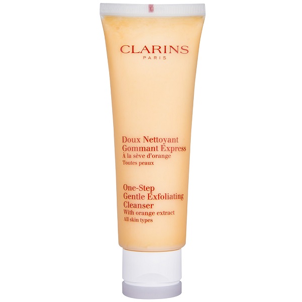 ژل شستشو و پاک کننده آرایش و لایه بردار در یک مرحله کلارنس Clarins حجم 125 میل | با عصاره پرتقال