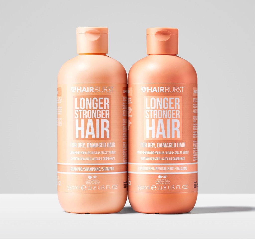 شامپو هیربرست Hairburst نارنجی مخصوص موهای خشک و آسیب دیده 
