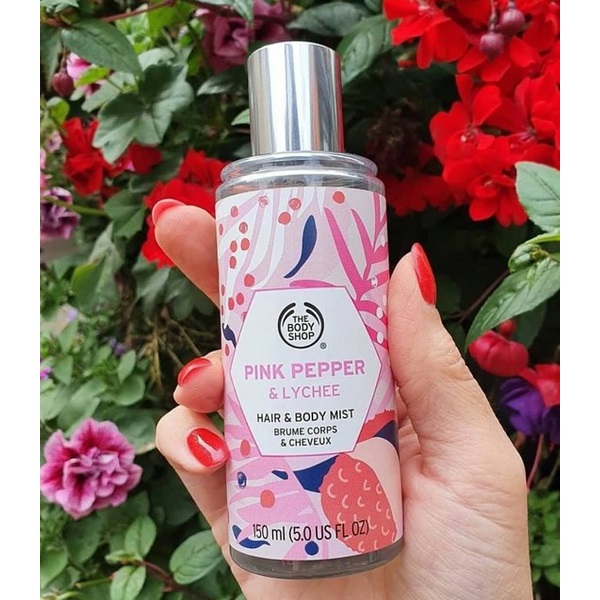 The Body Shop Pink Pepper & Lychee Hair & Body Mist (8)