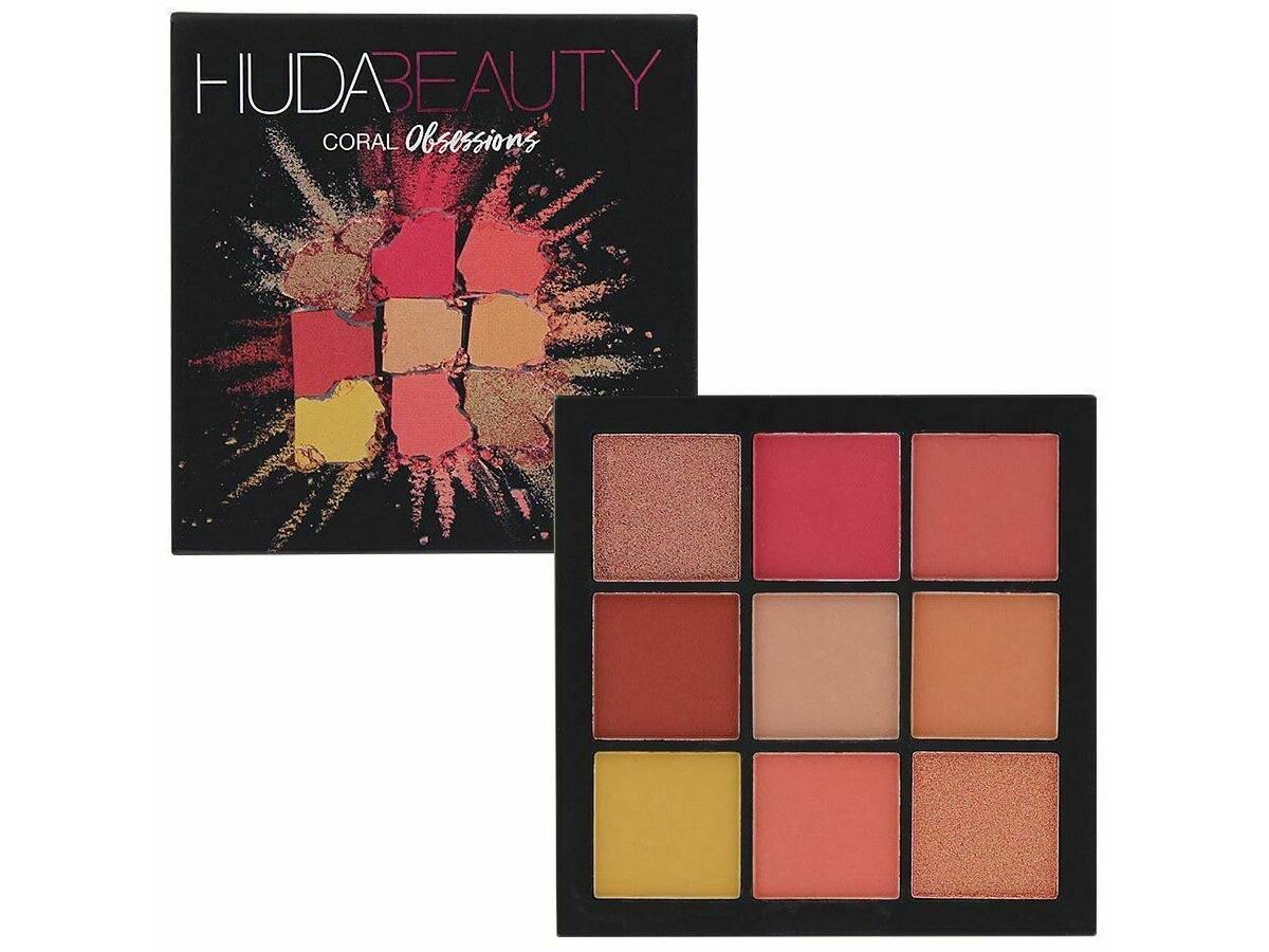 سایه 9 رنگ هدی بیوتی Huda Beauty مدل کرال آبسیژن 