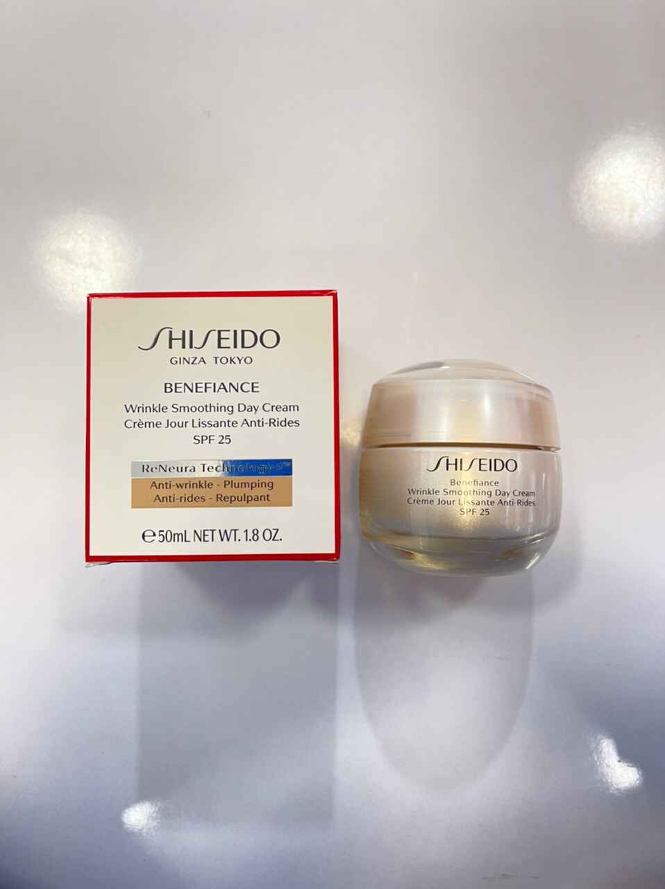 کرم روز ضد چروک و پرکننده خطوط شسیسدو Shiseido مدل بنفیانس Benefiance حجم 50 میل| حاوی ضدآفتاب SPF25+