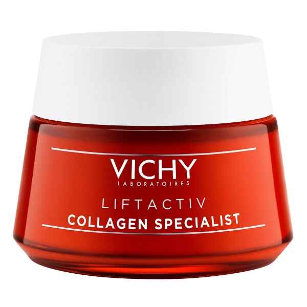 کرم کلاژن ساز قوی و ضد چروک ویشی VICHI سری لیفت اکتیو Liftactive مدل Collagen Specialist حجم 50 میل| حاوی ویتامین سی