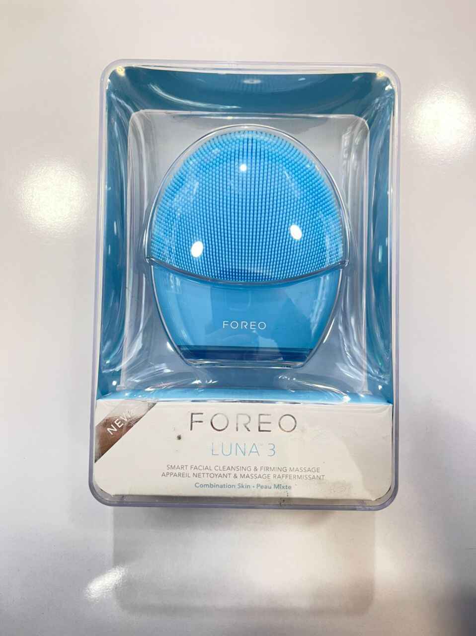 فیس براش فورئو FOREO مدل لونا LUNA 3 | پاکسازی صورت با فناوری T-SONIC، ضد چروک، رنگ آبی