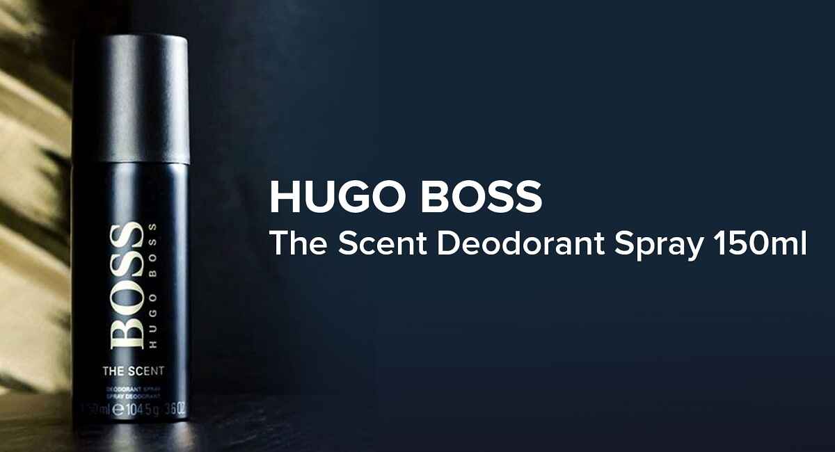 اسپری دئودورانت HUGO BOSS مدل د سنت