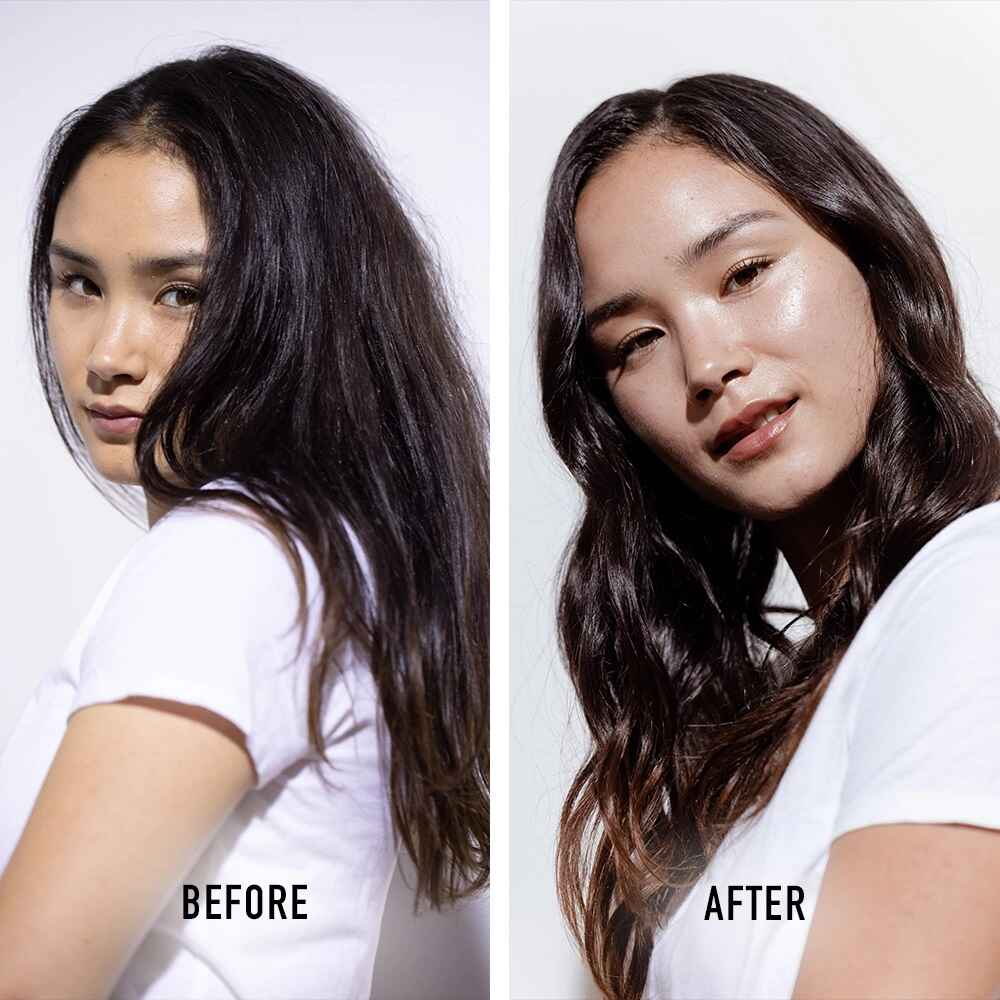 قبل و بعد از استفاده از اسپری موی کراستاس مدل جنسیس