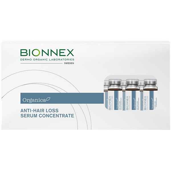سرم ضد ریزش و رشد موی بایونکس bionnex سری ارگانیکا Organica | حجم 12 ویال 10میل