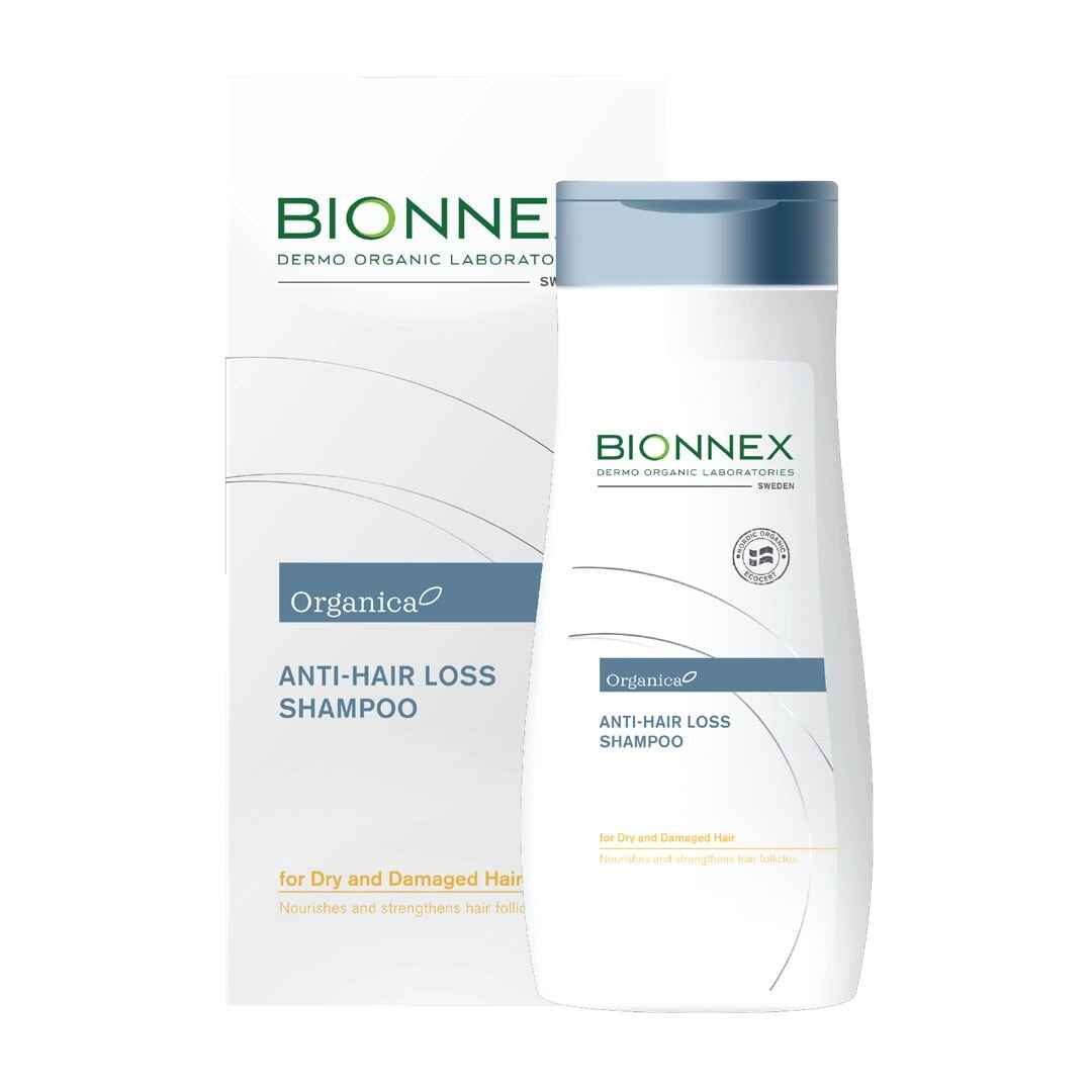 معرفی شامپو ضدریزش ارگانیکا Bionnex اورجینال برای موهای خشک و آسیب‌دیده | تولید کشور سوئد