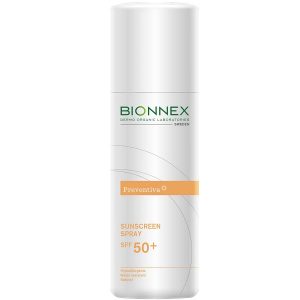 اسپری ضد آفتاب بایونکس bionnex سری preventina | مناسب پوست چرب +SPF 50