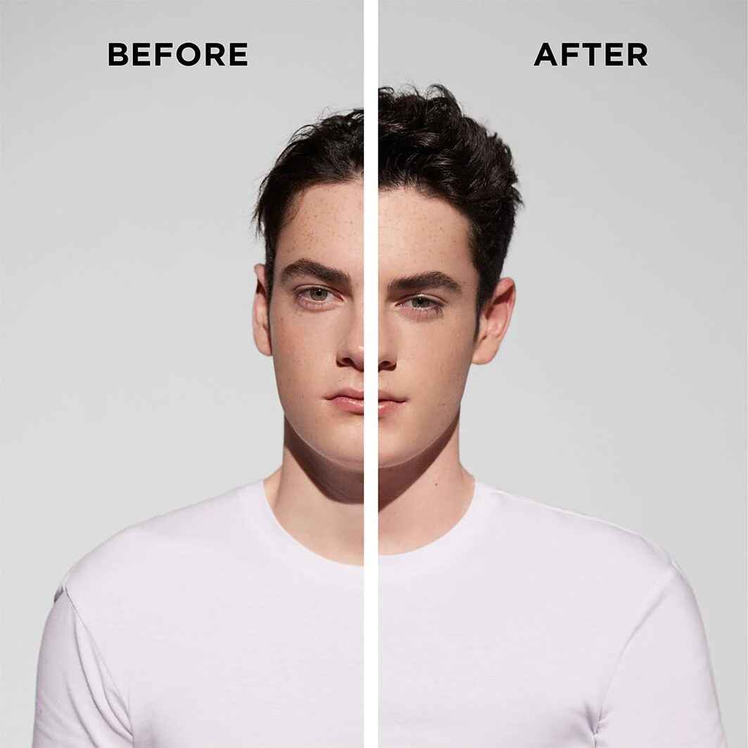 قبل و بعد استفاده از شامپو بالانس کننده ی موهای چرب و حساس Kérastase مدل Specifique