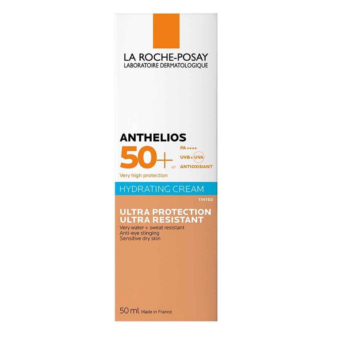ضدافتاب کرم پودری پوست خشک Anthelios برند La Roche-Posay با spf 50 و ++++PA