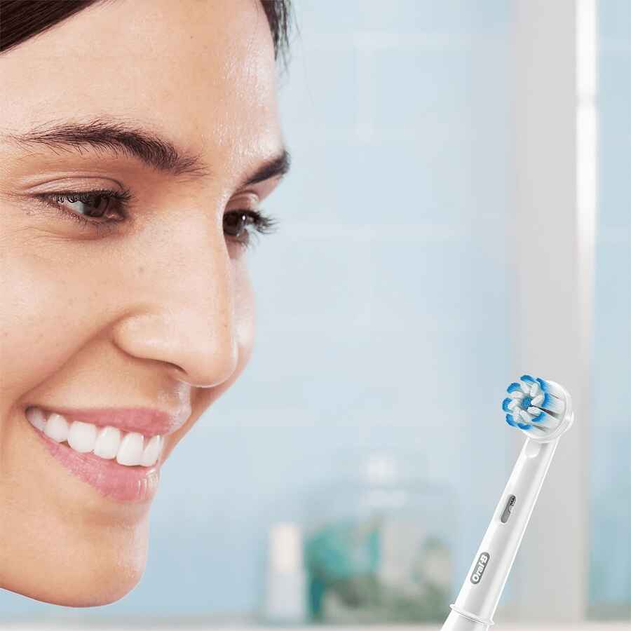 مسواک برقی اورال بی Oral-B سری PRO1 مدل 800 | مخصوص دندان و لثه حساس، دارای دو سر یدک