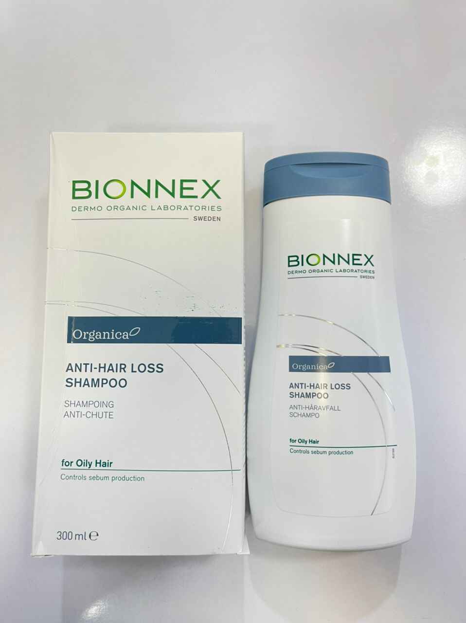 شامپو ضد ریزش بایونکس bionnex سری ارگانیکا Organica حجم 300 میل | موی چرب