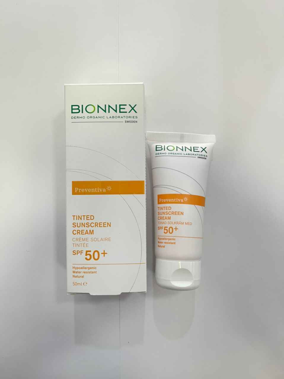 ضد آفتاب فیزیکی بایونکس bionnex سری preventina | مناسب انواع پوست +SPF 50