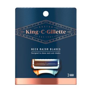 تیغ یدک ژیلت GILLETTE مدل KING C بسته 3 عددی | اصل انگلستان