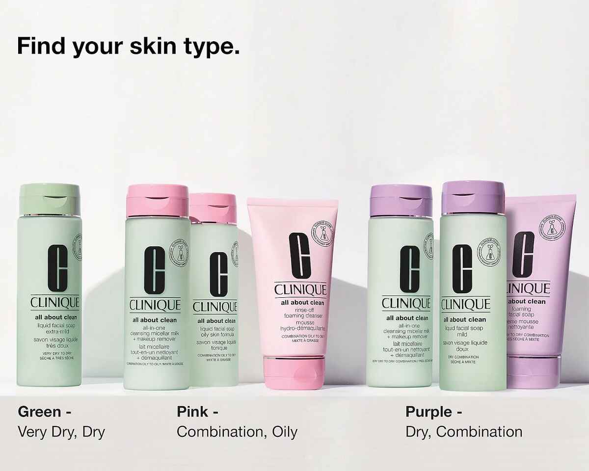 محصولات مراقبت از پوست اورجینال برند Clinique برای انواع پوست