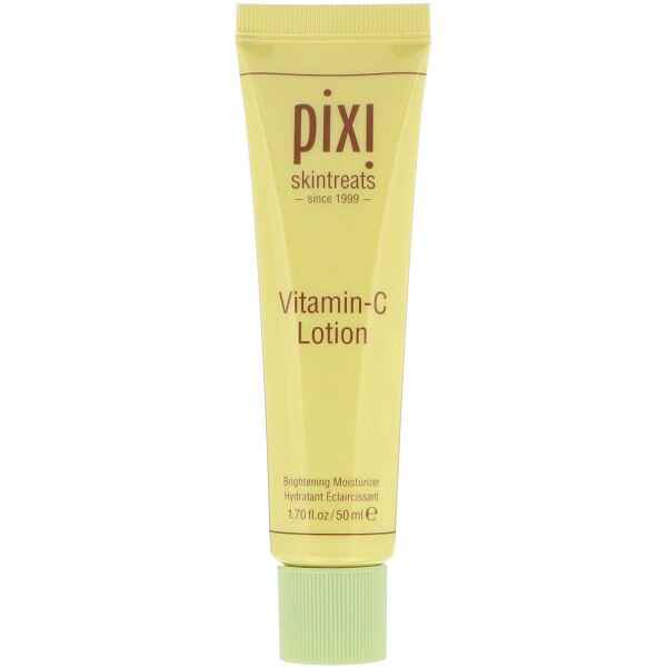 لوسیون کرم آبرسان و مرطوب کننده پیکسی PIXI مدل ویتامین سی VITAMIN C حجم 50 میل | روشن کننده و ضد لک