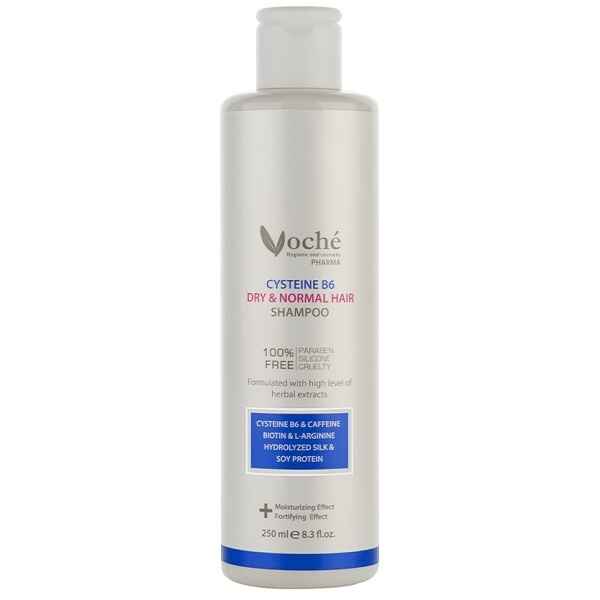 شامپو ضد ریزش موهای خشک وچه Voche حجم 250 میل حاوی سیستئین و ویتامین B6