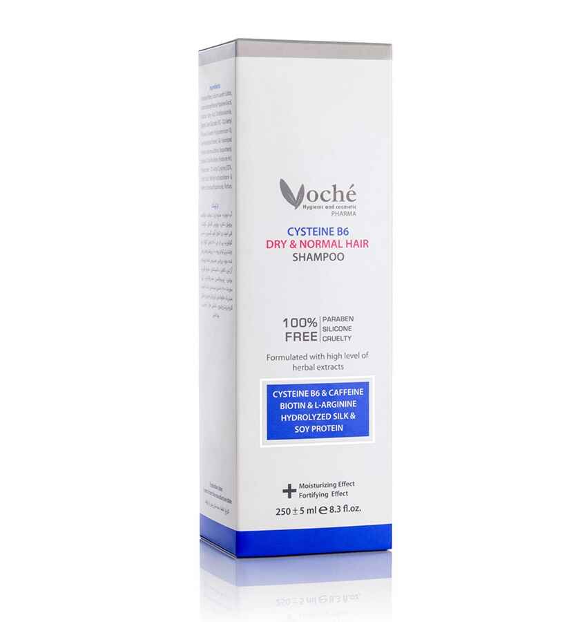 شامپو ضدریزش موی خشک Voche حجم 250 میل حاوی سیستئین و ویتامین B6
