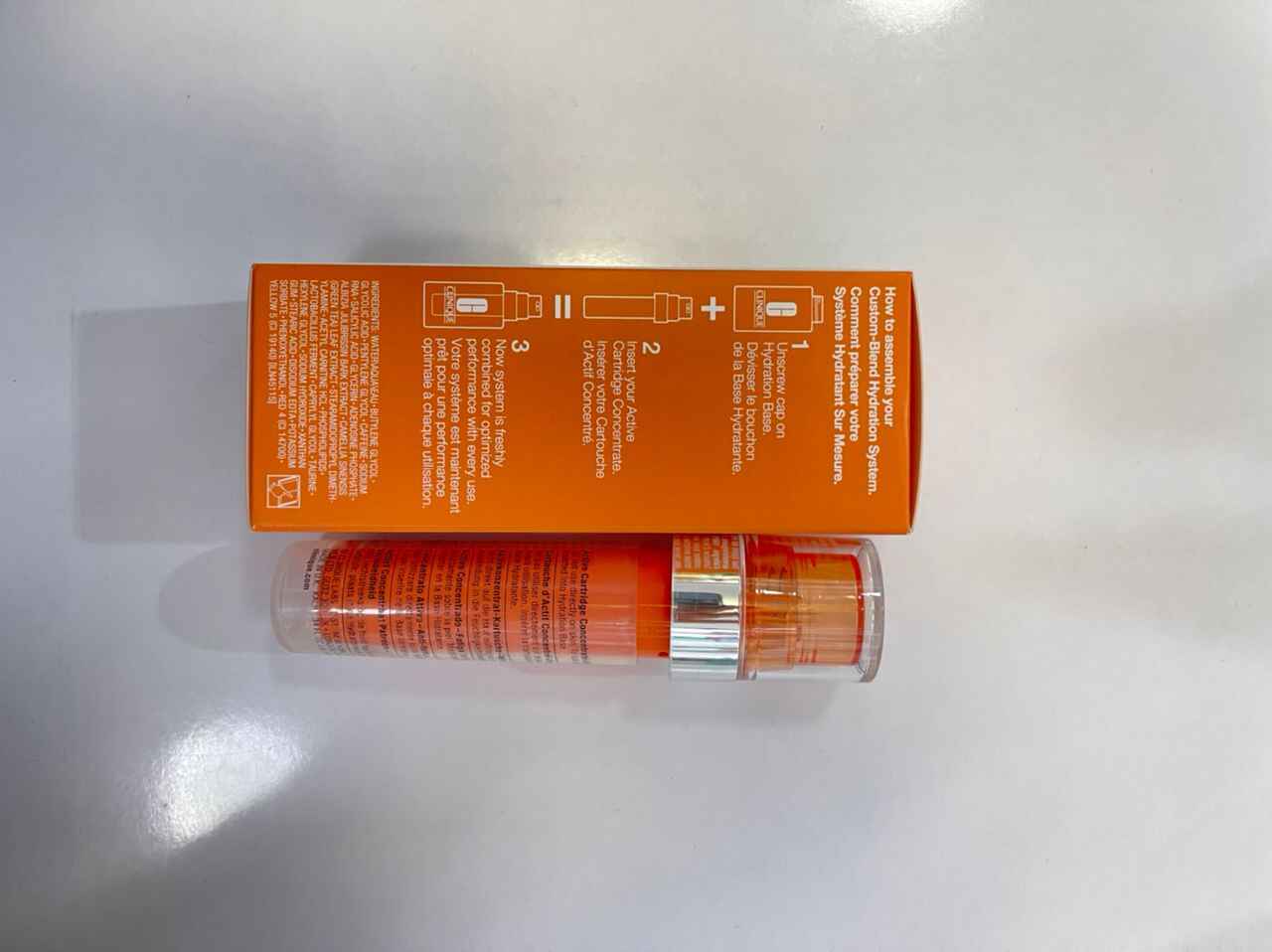 کارتریج کنسانتره فعال کلینیک CLINIQUE ID رنگ نارنجی مدل fatigue شفاف کننده و روشن کننده پوست