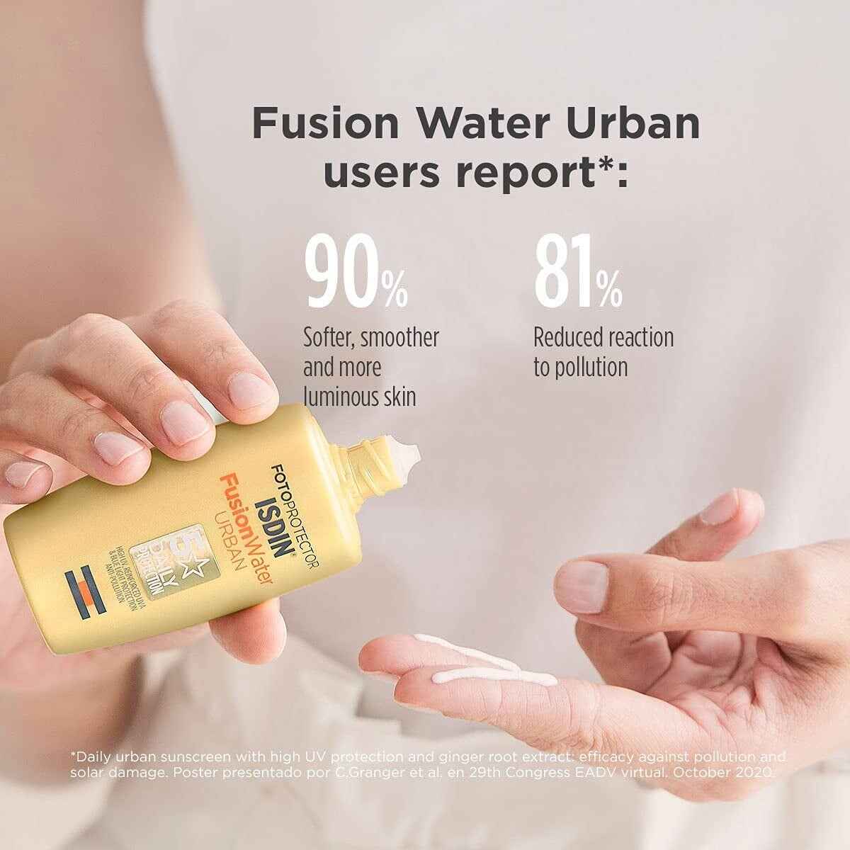 ضد افتاب ISDIN مدل Fusion Water Urban با اس پی اف 30