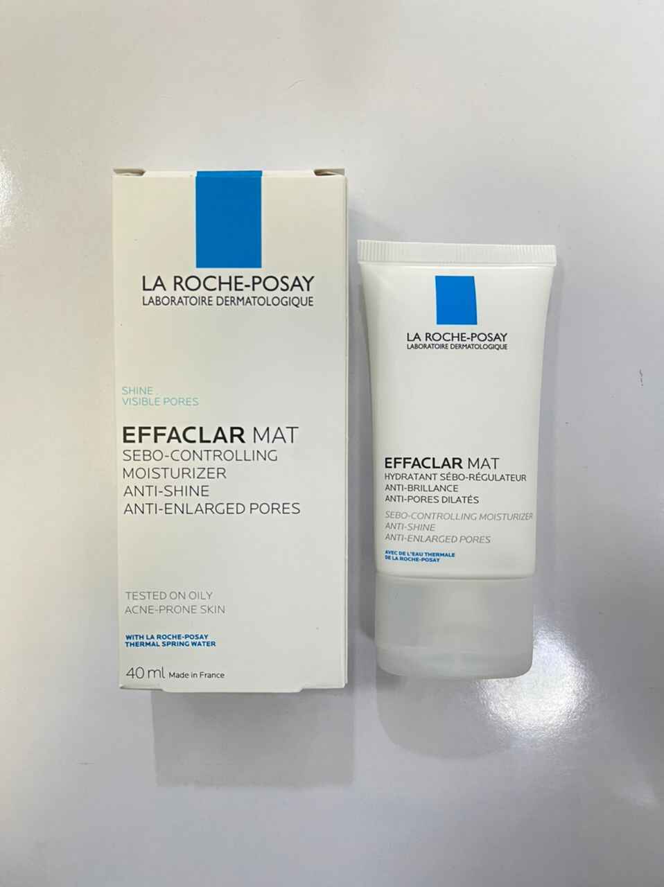 کرم مرطوب کننده پوست چرب لاروش پوزای LA ROCHE POSAY مدل افکلار مات EFFACLAR MAT  حجم 40 میل | مات کننده قوی و ضد منافذ