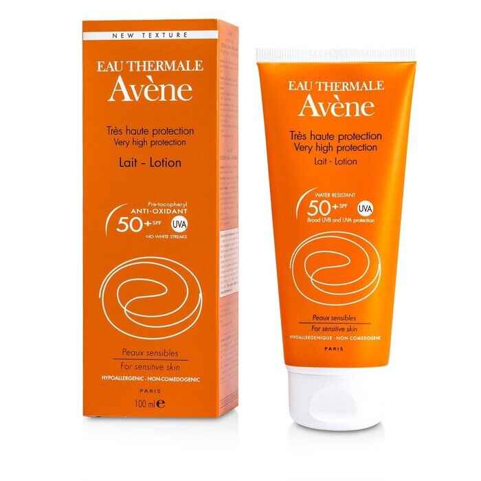 ضد آفتاب لوسیون اون Avene حجم ۵۰ میل | پوست حساس، ضد آب