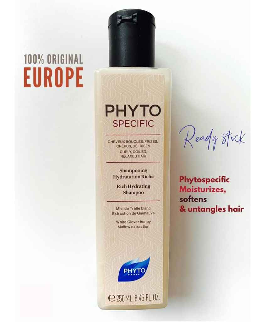 شامپو ابرسان و مغذی موی خشک و آسیب دیده Phyto مدل اسپسیفیک