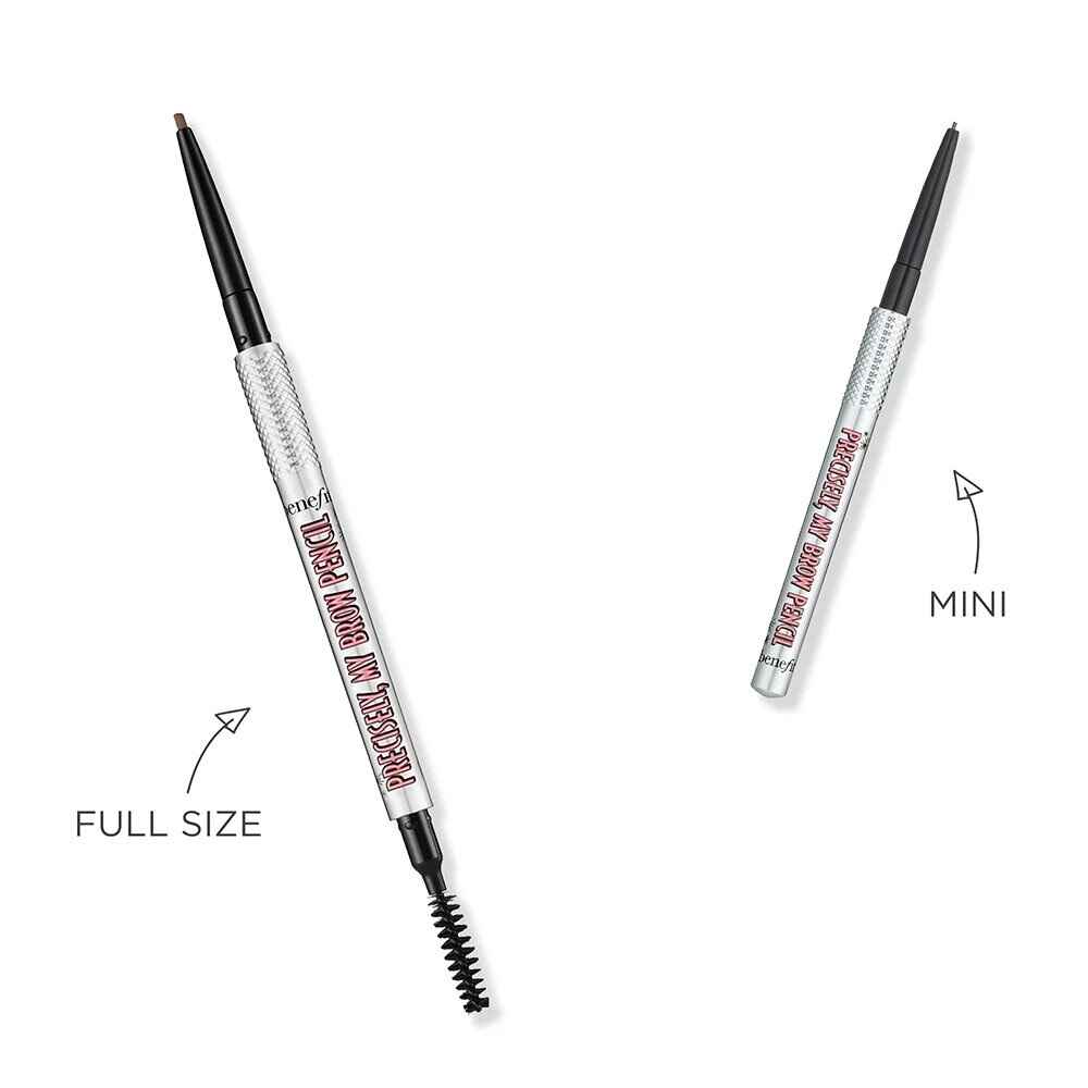 مقایسه اندازه کامل و مینی (مسافرتی) مداد ابروی بنفیت اورجینال