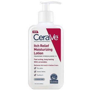 لوسیون کرم مرطوب کننده و ضد خارش سراوی CeraVe مدل Itch Relief حجم 237 میل | تسکین دهنده و بازسازی پوست