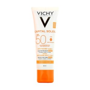 کرم ضد آفتاب رنگی و ضد لک ویشی VICHY مدل کاپیتال سویل Capital Soleil حجم 50 میل
