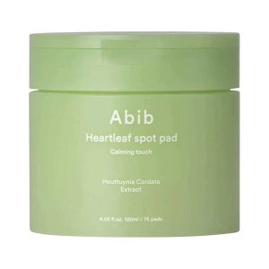 پد تسکین بخش ابیب Abib سری هارت لیف Heart Leaf شامل 80 پد | کنترل چربی و لایه بردار