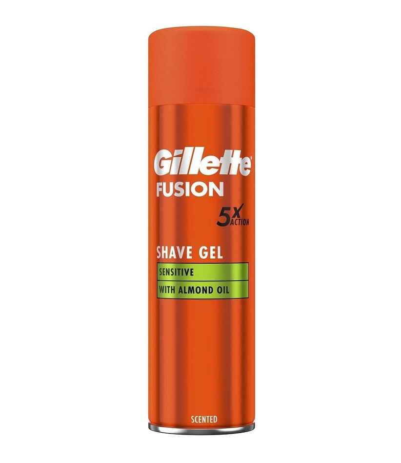 ژل اصلاح مردانه ژیلت Gillette سری فیوژن Fusion 5 مدل سنسیتیو