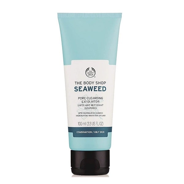 اسکراب پاک کننده منافذ بادی شاپ The Body Shop مدل سیوید Seaweed حجم 100 میل | مناسب پوست چرب و مختلط