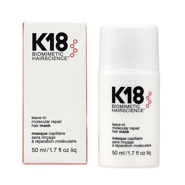 ماسک مو ترمیم کننده k18 مدل Leave-In Repair حجم 50 میل | مناسب موهای آسیب دیده