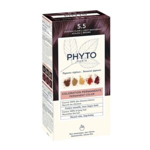 رنگ موی بدون آمونیاک فیتو کالر Phytocolor رنگ 5.5 | رنگ دائمی و گیاهی
