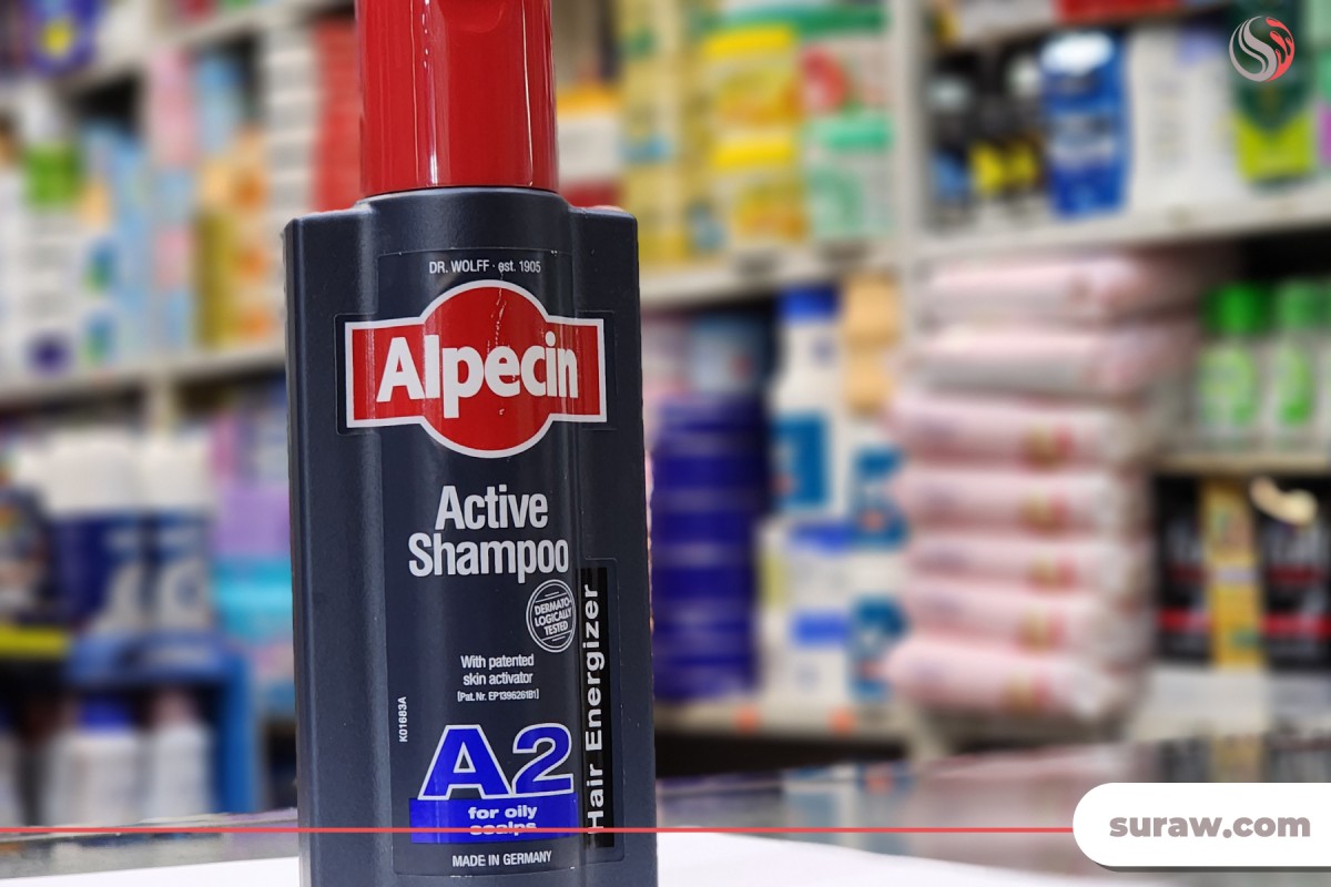شامپو تقویت کننده پوست و مو چرب آلپسین ALPESIN مدل A2 حجم 250 میل