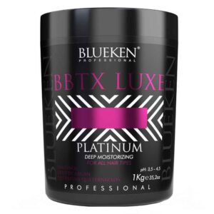 بوتاکس مو بلوکن BLUEKEN مدل لوکس پلاتینیوم BBTX LUXE PLATINUM حجم 1000ml | صافی 60% و احیای 100%
