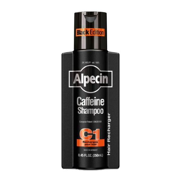 شامپو کافئین سی 1 (C1) مدل Black Edition آلپسین Alpecin با حجم 250 میل