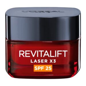 کرم روز لورآل L'Oréal مدل Revitalift Laser X3 با SPF 25 | حجم 50 میل