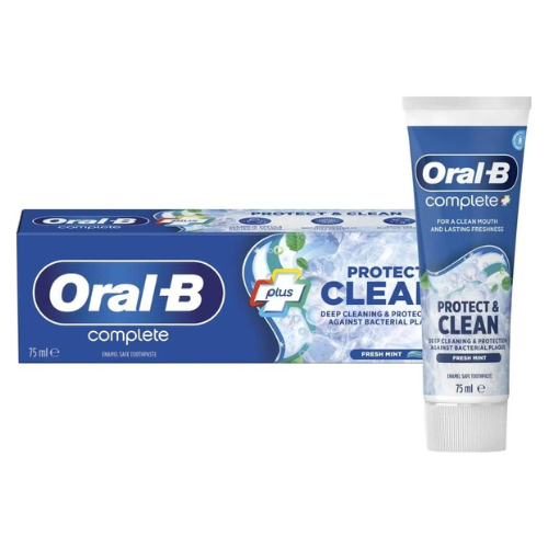 خمیر دندان محافظت کننده Complete Protect & Clean اورال بی Oral -B حجم 75 میلی‌لیتر
